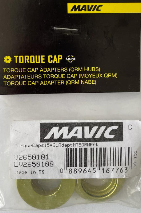 Adaptadores de Rueda Delantera Mavic 15x110mm Torque Cap QRM Auto