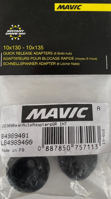 Adaptadores de Rueda Trasera Mavic QR 9x130/135mm ruta ID360