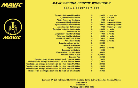 Mavic Special Service Workshop